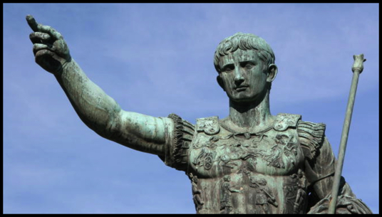 Roman emperor Augustus